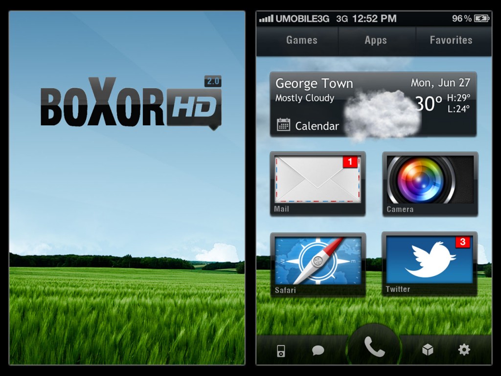 BOXOR HD Theme iPhone