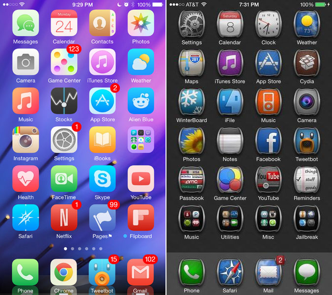 Winterboard Cydia theme